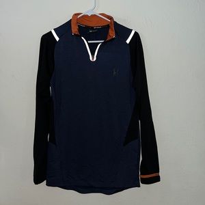 Mens Spyder 1/4 zip pullover shirt
